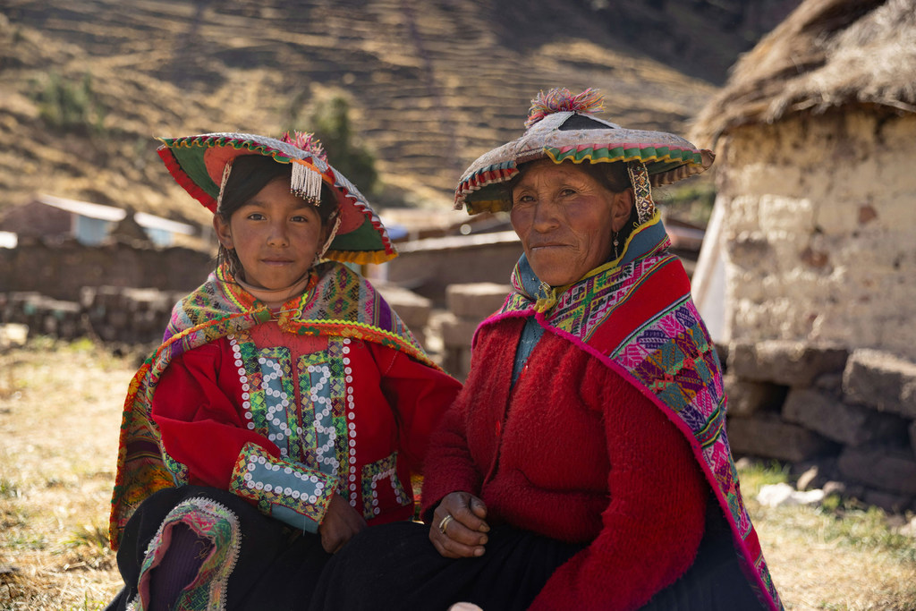 Mujeres indígenas en Cuzco, Perú.